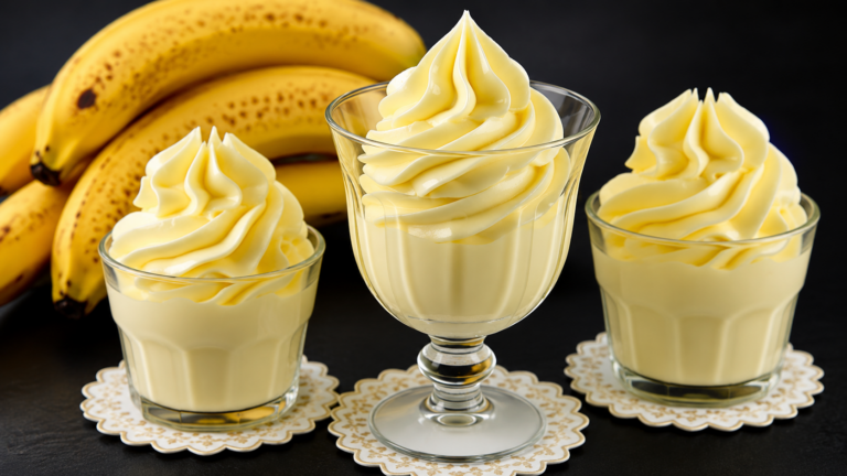 Oryginalny mus bananowy! Najlepszy włoski deser w 5 minut, jaki kiedykolwiek jadłam!