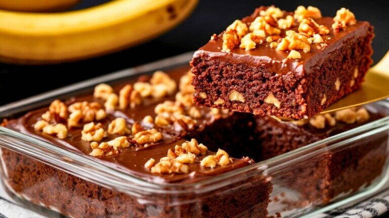 Wilgotne brownie owsiane bez mąki i cukru! 🍫🌾