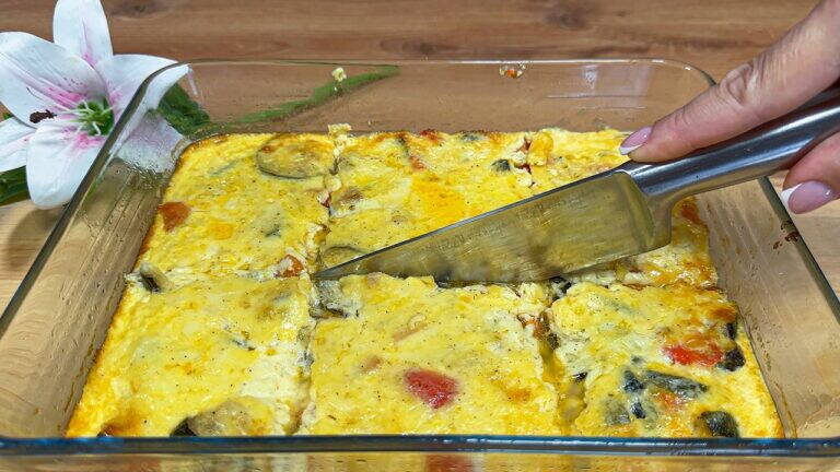 Robię tę cukinię w każdy weekend! Zapiekanka z cukinii! Łatwy przepis z cukinią
